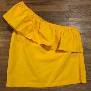 JCrew one sleeve top